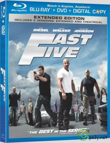 Форсаж 5 / Fast Five (2011) BDRemux 1080p