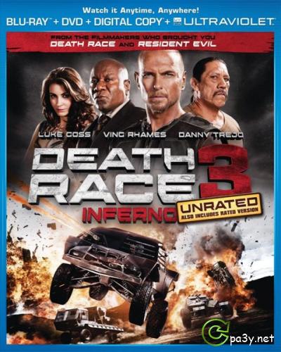 Смертельная гонка 3 / Death Race 3: Inferno (2013) HDRip | UNRATED