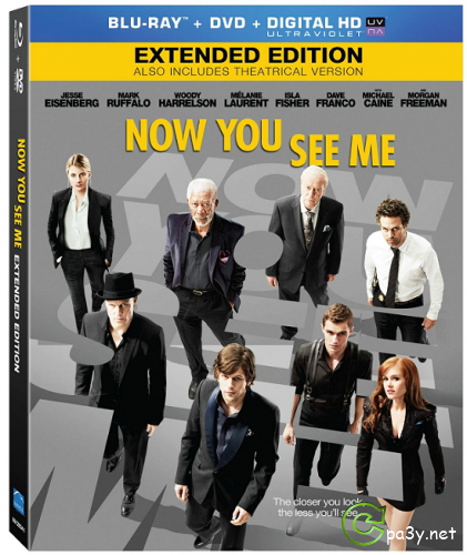 Иллюзия обмана / Now You See Me (2013) BDRip 720p | Extended Cut | Лицензия